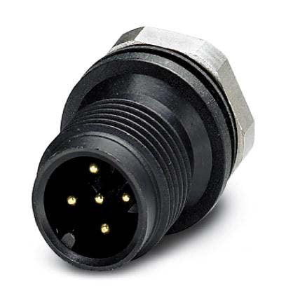 Phoenix Contact - Rundsteckverbinder, feldkonfektionierbar (Industriesteckverbinder) Einbausteckverbinder SACC-E-M12MS#1436437 − 20 Stück