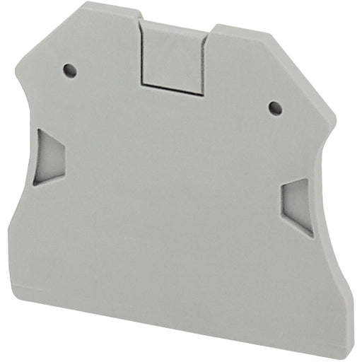 Schneider Electric - Abschluss- und Zwischenplatte für Reihenklemme Endabdeckung NSYTRAC22 1x1, 2,5 bis 10mm² − 50 Stück