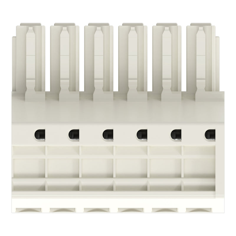 WAGO - Ein- und mehrpolige Klemmenleiste 1-Leiter-Federleiste 831-3106 CAGECLAMP,10mm²,lgr − 24 Stück