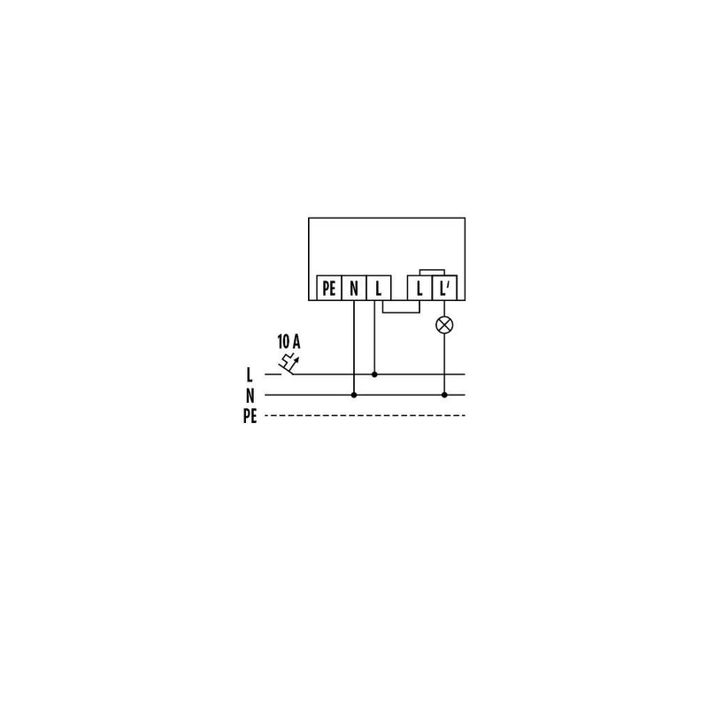 ESYLUX - Dämmerungsschalter AP-Dämmerungsschalter CDS-A/T m.Tag.-Zeitschaltuhr