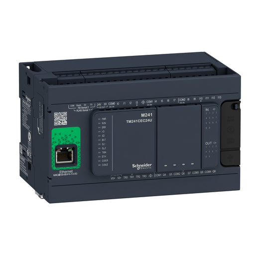 Schneider Electric - SPS-Grundgerät SPS-Steuerung M241 Ethern. TM241CE24R 2x seriell