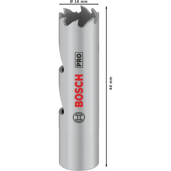 Bosch - Lochsäge PRO Multi Material 2608901491 Lochsäge 16 mm mit