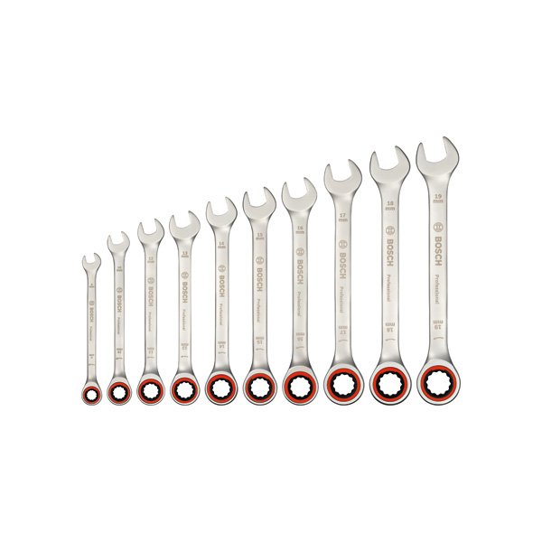 Bosch - Schraubenschlüsselset Ringmaulratschenschlüssel 1600A02AU0 Maulschlüssel-Set