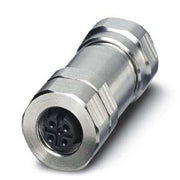 Phoenix Contact - Rundsteckverbinder, feldkonfektionierbar (Industriesteckverbinder) Steckverbinder SACC-M12FS #1440041 5-polig Bu/ger M12