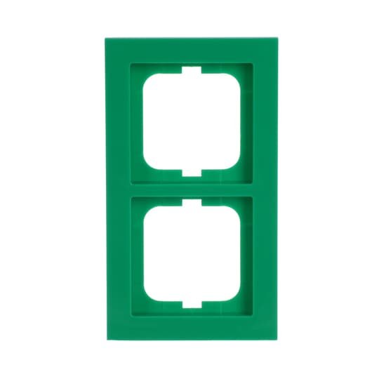 Busch-Jaeger - Abdeckrahmen Rahmen 2-fach 1722-286 grün  − 1 Stück
