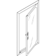 ABN - Tür/Bedientableau (Schaltschrank) Blendrahmen mit Sichttüre GBRU25TS f.Flachvert.,2x5reih