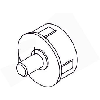 Somfy - Zubehör/Ersatzteile für Tor-/Rollladenantriebe Walzenkapsel 9701116 63x1,5 m.Zapfen 15mm