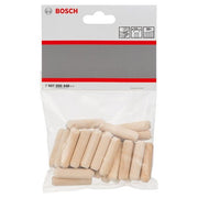 Bosch - Stab-/Riffeldübel Holzdübel 10 mm, 2607000448 40 mm, 30er-Pack
