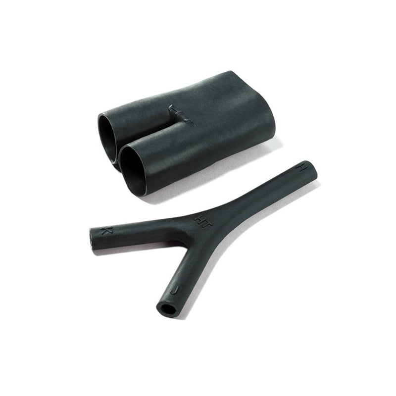 HellermannTyton - Aufteilkappe Flachprofilformteil 492H412-9-PO-X-BK(5) schwarz − 5 Stück