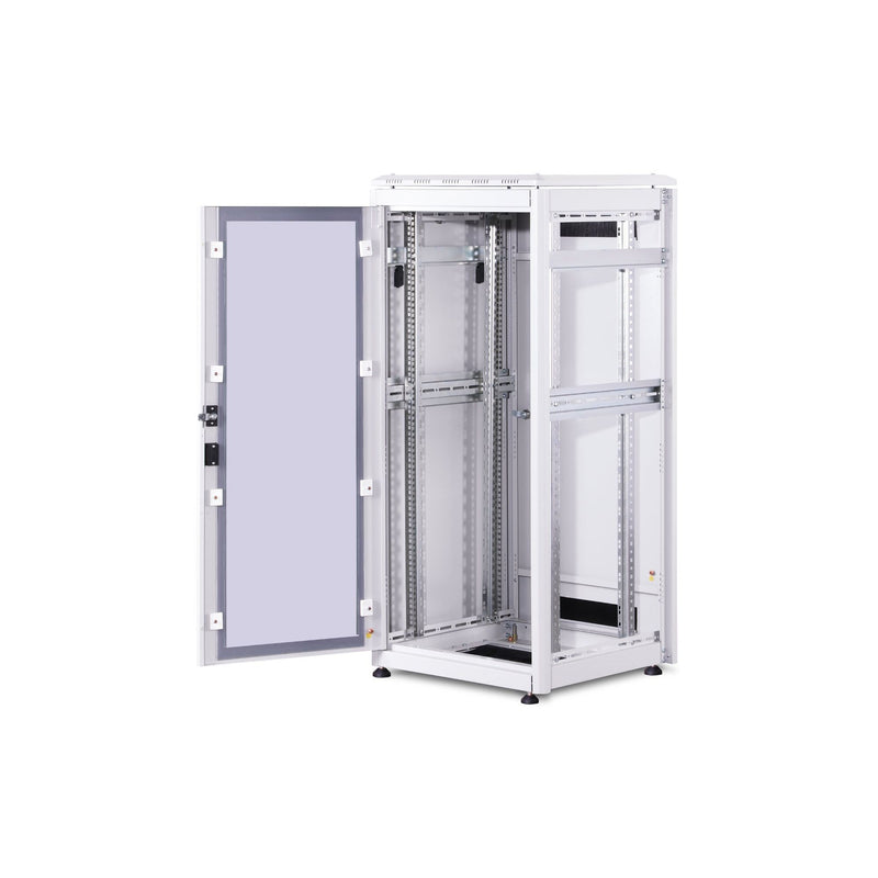 DIGITUS - Netzwerk-/Serverschrank Schrank 26HE 130,9x60x60cm DN-19 26U-6/6-1 RAL 7035