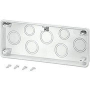 Hensel - Einführungsflansch für Kleingehäuse/Schaltschrank Anbauflansch Mi FM 40 2xM25/32,5xM32/40