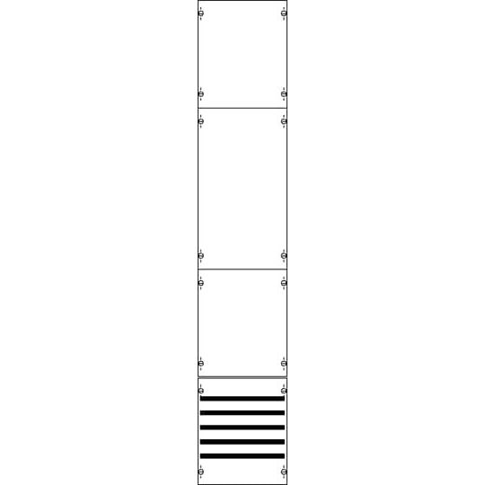 Striebel&John - Verteilerfeld für Installationsverteiler Verteilerfeld FV19SXM mit SaS MW leer 9RE