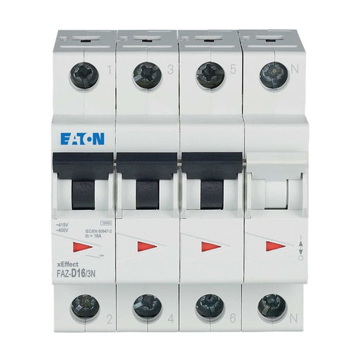 Eaton - Leitungsschutzschalter Leitungsschutzschalter 3p. FAZ-D16/3N#278998 16A Charakt.: D