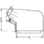 Telegärtner - Gehäuse für Rechtecksteckverbinder Gehäuse 100021268 8/10 verriegelb.Met