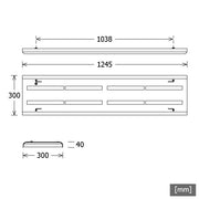 LTS Licht&Leuchten - Pendelleuchte LED-Pendelleuchte OPT-P 110.830#665490 830 DALI ws/ws
