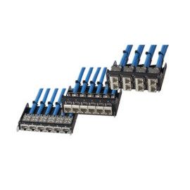 Telegärtner - System-Patchpanel Kupfer HD3-Modul 100021637 0,5HE für 6xRJ45 STX