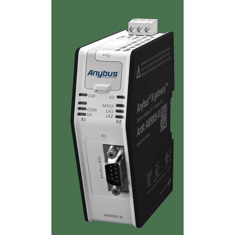 HMS Industrial - Feldbus, Dez. Peripherie - Kommunikations-Modul Anybus X-gateway AB9006-B Ethernet Modbus