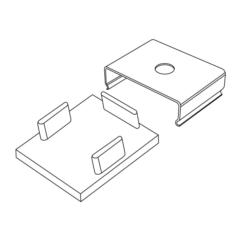 Nobile - Zubehör/Ersatzteile für Lichtschlauch/-band Ersatzkit für Alu U-Profil 5011148807 grau − 1 Stück