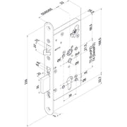 Assa Abloy effeff - Elektrischer Türöffner Sicherheitsschloss 709 709X701PZ---G44