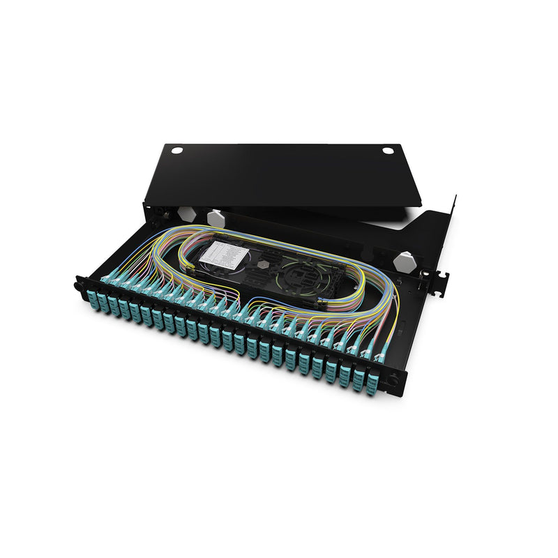 Corning - Patchpanel LWL LWL-Gehäuse ausziehbar LAN1-96AD-HDCR-B vorbestückt