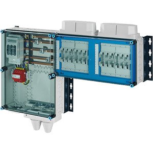 Hensel - Sicherungskasten Verteiler 4x3xNH 00 Mi AS 9144 S 125A 5-pol.Sch.250A