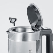 Severin - Wasserkocher Glas-Wasserkocher WK 3458eds-geb/sw 0,5L,40-100Grad