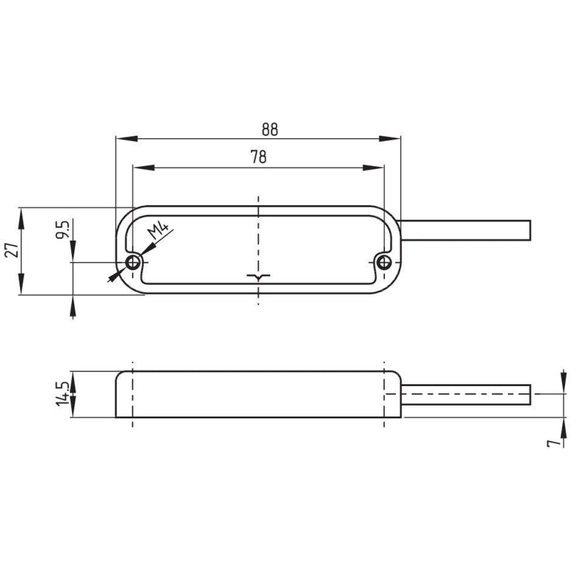 Schmersal - Einzelpositionsschalter Sicherheits-Sensor BNS 40S-12ZG-C 10,0M