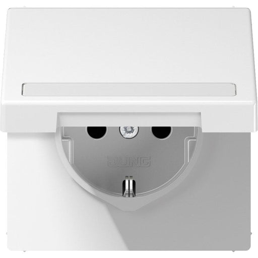 Jung - Steckdose SCHUKO-Steckdose 16 A 250V LS 1520 BFNAKL WW m.Klappdeckel bruchs