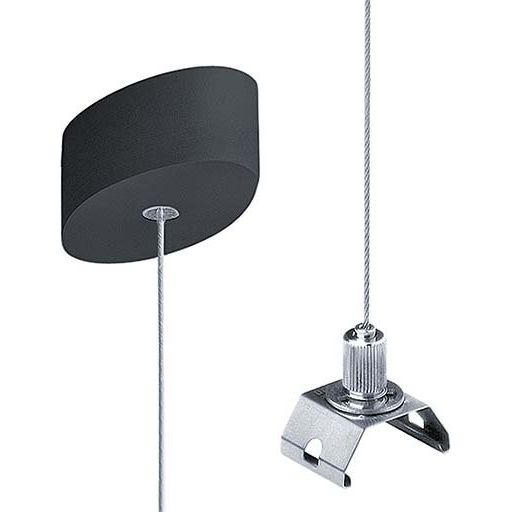 Zumtobel Group - Mechanisches Zubehör/Ersatzteile für Leuchten Seilabhängung SLOT2/SLOIN#22170743 incl. Baldachin
