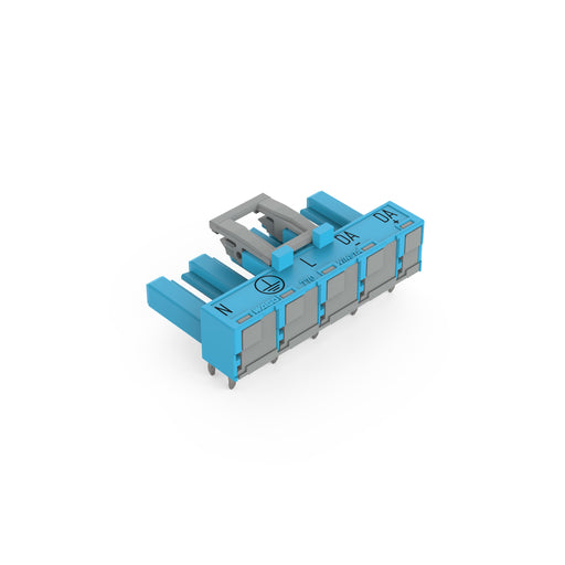 WAGO - Leiterplattensteckverbinder Buchse für Leiterplatten 770-3105/011-000 abgew.,5-polig,blau − 50 Stück