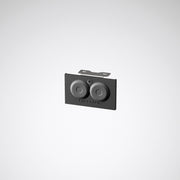 Trilux - Mechanisches Zubehör/Ersatzteile für Leuchten Endkappe YNSDHZKS7x4St-Esp05 schwarz