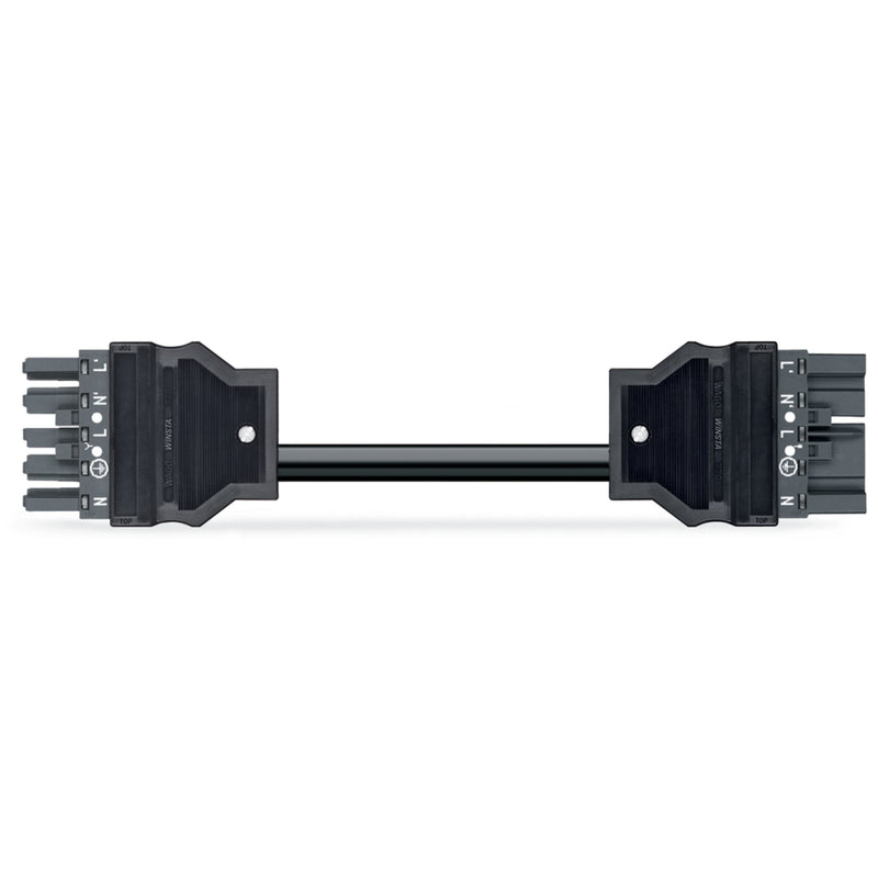 WAGO - Konfektionierte Leitung für steckbare Gebäudeinstallation konfekt.Verbindungsleitung 771-8985/006-303 Eca,Buchse Stecker