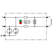 DEHN - Kombi-Ableiter für Informations-/MSR-Technik Modularer Kombi-Ableiter BCO ML2 BD HF 5 für 1 Doppelader