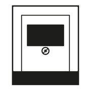 Jung - Einsatz/Abdeckung für Kommunikationstechnik Abdeckung aws A 569 BFPLT WW für TAE-Dose