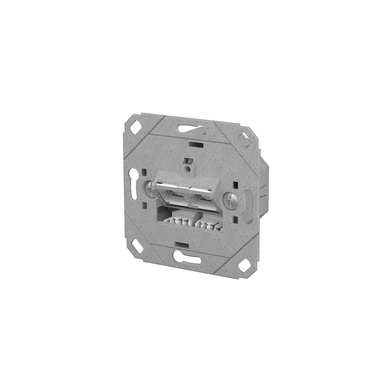 Metz Connect - Kommunikationsanschlussdose Kupfer RJ45 Anschlussdose LSA++ 130E381200-I UP0 metallisch