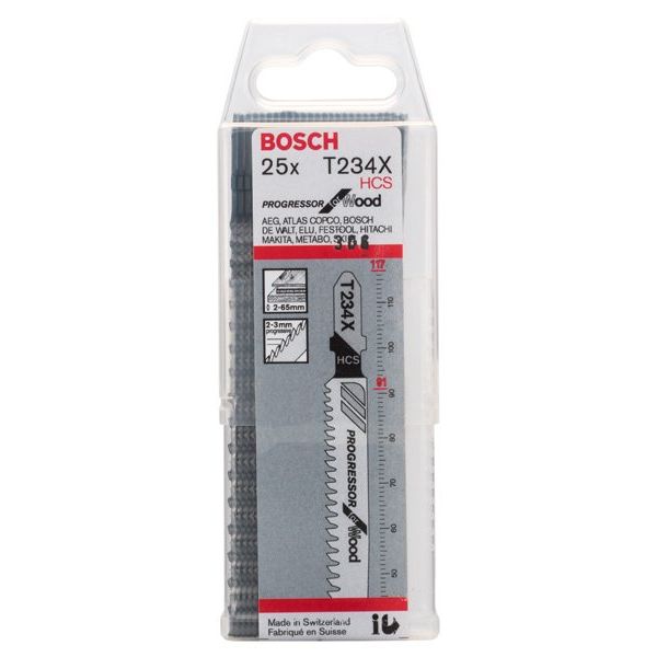 Bosch - Stichsägeblatt T 234 X 2608633524 Progressor for Wood