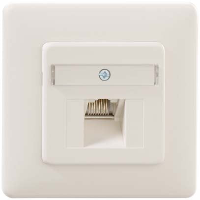 Rutenbeck - Kommunikationsanschlussdose Kupfer Cat.6-Anschlussdose UAE-Cat6Aiso8UUpmKrw − 1 Stück by Rutenbeck
