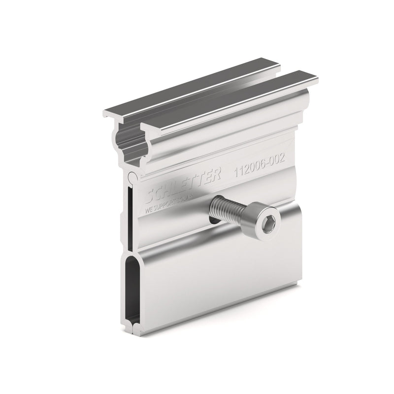 Schletter Solar - Photovoltaik-Dach-/Fassadenbefestigung Blechfalzklemme 524 Rapid 112006-002 Fischer KlipTec − 50 Stück