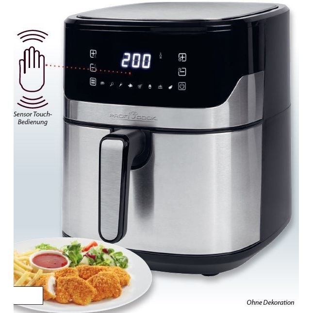 PROFICOOK - Fritteuse Heißluft-Fritteuse PC-FR 1294 H inox 6,5L