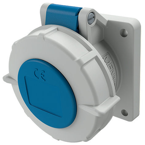 Mennekes - CEE-Anbausteckdose (IEC 60309) Anbaudose TwinCONTACT 1711 16A4p9h230V, IP67