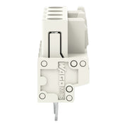 WAGO - Leiterplattensteckverbinder THT-Federleiste gerade 722-734 7,5mm,lichtgrau − 50 Stück