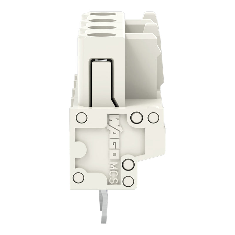 WAGO - Leiterplattensteckverbinder THT-Federleiste gerade 722-734 7,5mm,lichtgrau − 50 Stück