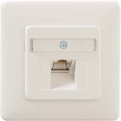 Rutenbeck - Kommunikationsanschlussdose Kupfer Cat.6-Anschlussdose UAE-Class #132112010 EA iso-8 U Up mK rw − 10 Stück by Rut
