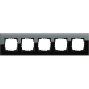 Gira - Abdeckrahmen 5f. sw-glas 021505 Esprit