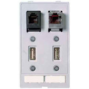 Murrelektronik - Einsatz/Abdeckung für Kommunikationstechnik Modlink MSDD 4000-68000-0930000 Frontplattenschnitt