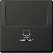 Jung - Abdeckung/Bedienelement für Installationsschalterprogramme Hotelcard-Schalter anth AL 2990 CARD AN ohne Taster-Einsatz