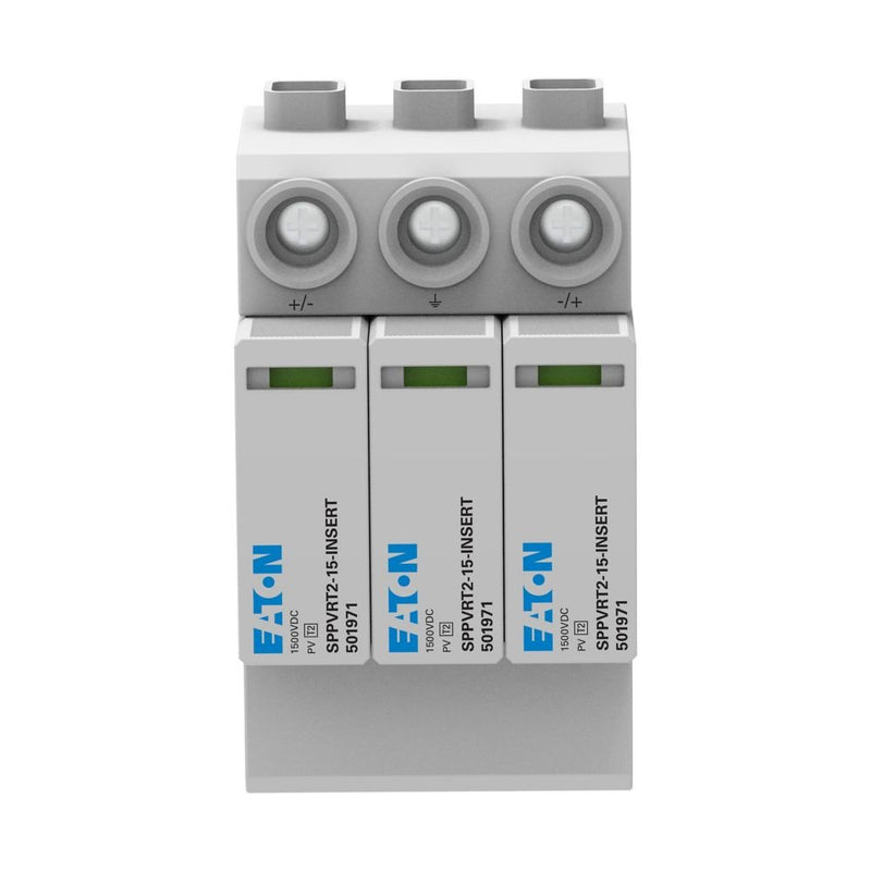 Eaton - Überspannungsableiter für Energietechnik/Stromversorgung PV-Überspannungsschutz SPPVRT2-15-2+PE-AX 1500V,Klasse2geprüft