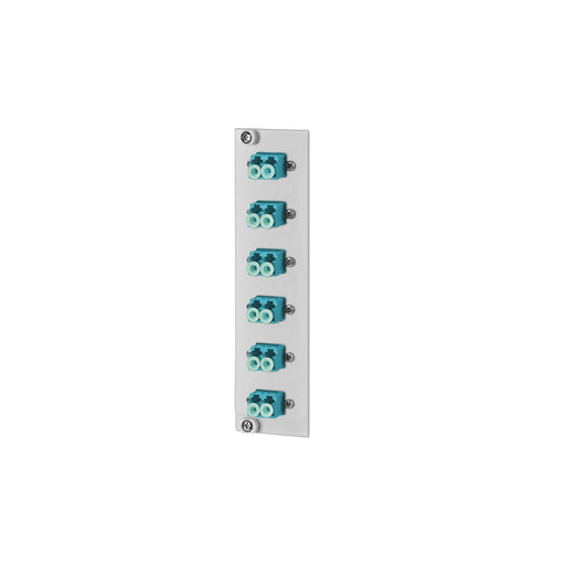 Metz Connect - Patchpanel LWL OpDAT REGpro Frontplatte 15024A7706-E 6xLC-D OM3