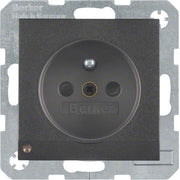 Berker - Steckdose anth/sa 6765101606 m.Schutzkontaktstift