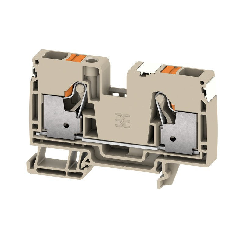 Weidmüller - Durchgangs-Reihenklemme Klemme A2C 10 DL PUSH IN, 10 mm² − 25 Stück